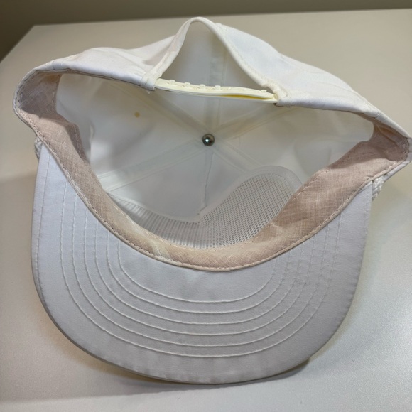 Bridgestone Tires Hat Auto Racing Vintage Twill Snapback Cap White USA Made Indy - Picture 5 of 7